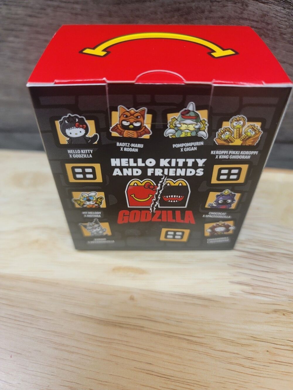2026 McDonald's Hello Kitty x Godzilla Toy #7 Badtz-Maru Rodan New NIB - Picture 2 of 3